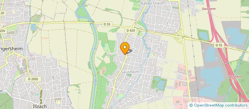 localisation de l'entreprise E2I ESPACES ECONOMIE INGENIERIE  SAUSHEIM