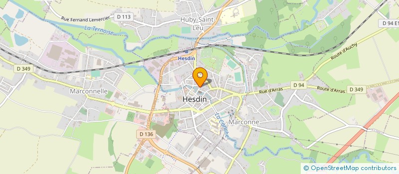 localisation de l'entreprise E2I EXPERTISES ET INVESTISSEMENTS IMMOBILIERS à HESDIN