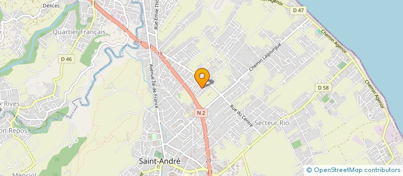 localisation de l'entreprise E2J à SAINT-ANDRE