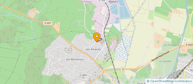 localisation de l'entreprise E2L  NARBONNE