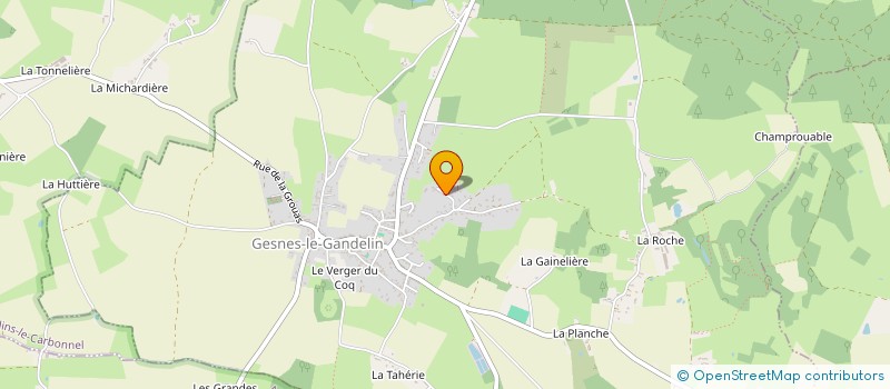 localisation de l'entreprise E2M  GESNES-LE-GANDELIN