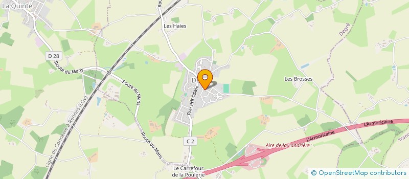 localisation de l'entreprise E2M  DEGRE