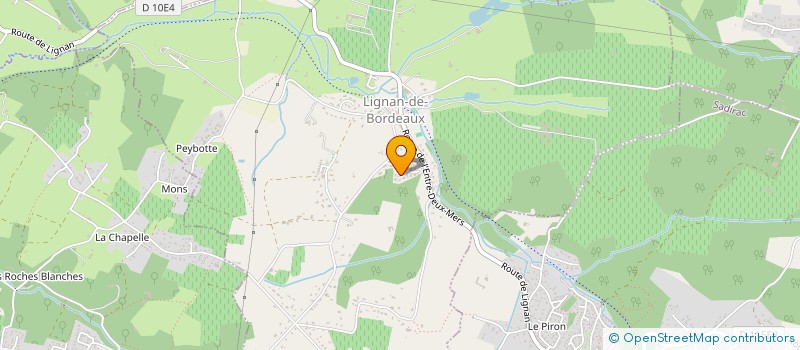 localisation de l'entreprise E2M BLEU PASSION  LIGNAN-DE-BORDEAUX