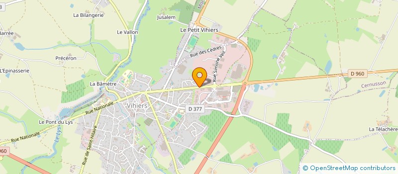 localisation de l'entreprise E2MA à LYS-HAUT-LAYON