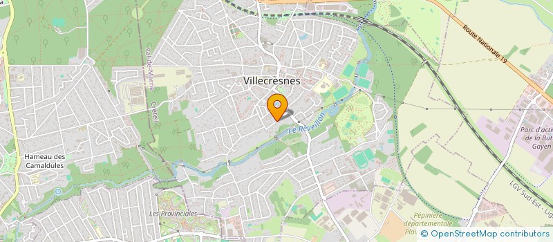 localisation de l'entreprise E2MB  VILLECRESNES