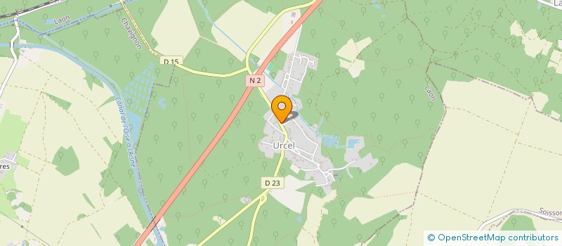 localisation de l'entreprise E2MC  URCEL