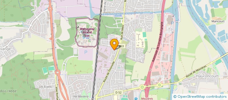 localisation de l'entreprise E2MF  MAIZIERES-LES-METZ