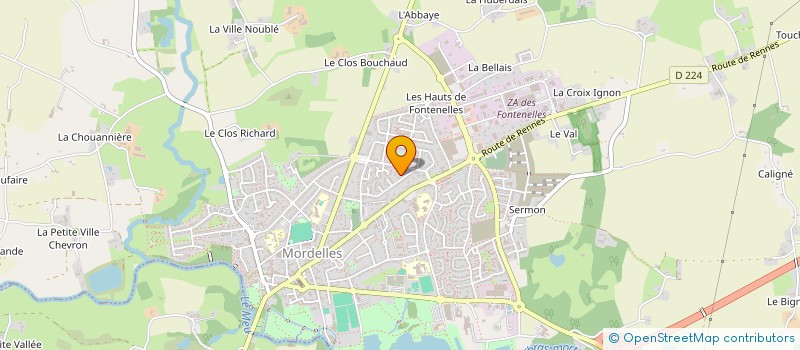 localisation de l'entreprise E2MI  MORDELLES