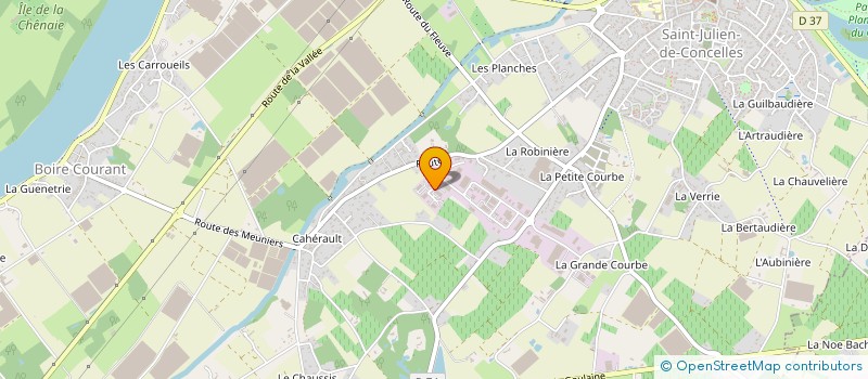 localisation de l'entreprise E2MI44 à SAINT-JULIEN-DE-CONCELLES