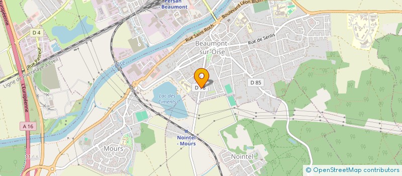 localisation de l'entreprise E2MO à BEAUMONT-SUR-OISE
