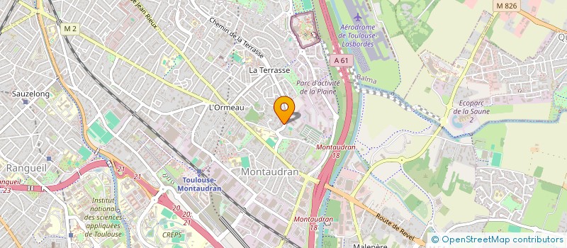 localisation de l'entreprise E2MP à TOULOUSE
