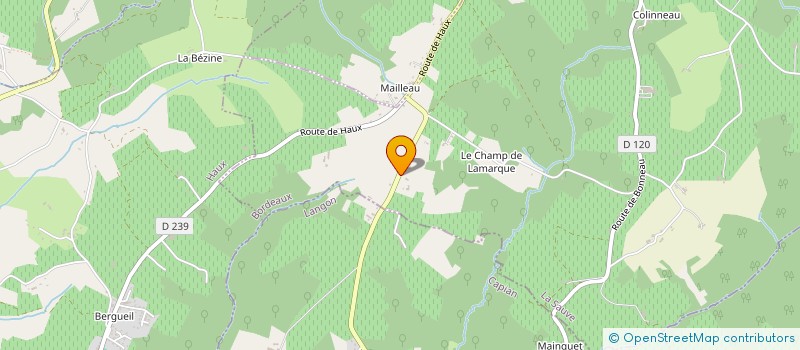 localisation de l'entreprise E2MSA  LA SAUVE