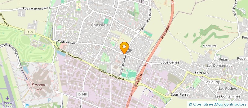 localisation de l'entreprise E2MSA FINANCES  CHASSIEU