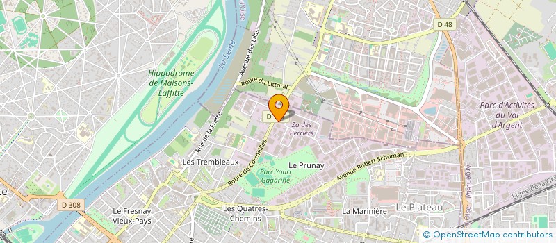 localisation de l'entreprise E2N à SARTROUVILLE