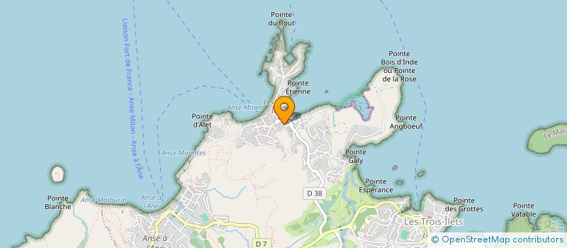 localisation de l'entreprise E2P ANTILLES à LES TROIS-ILETS