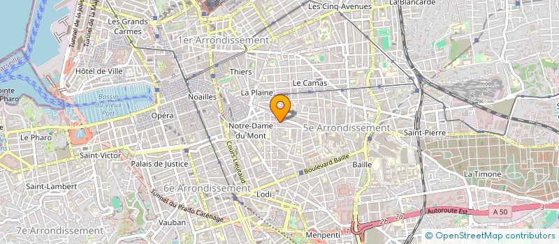 localisation de l'entreprise E2P PHARMA à MARSEILLE