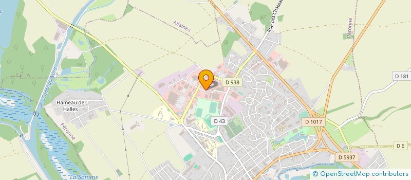 localisation de l'entreprise E2PERFORMANCE à PERONNE