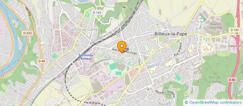 localisation de l'entreprise E2R  RILLIEUX-LA-PAPE