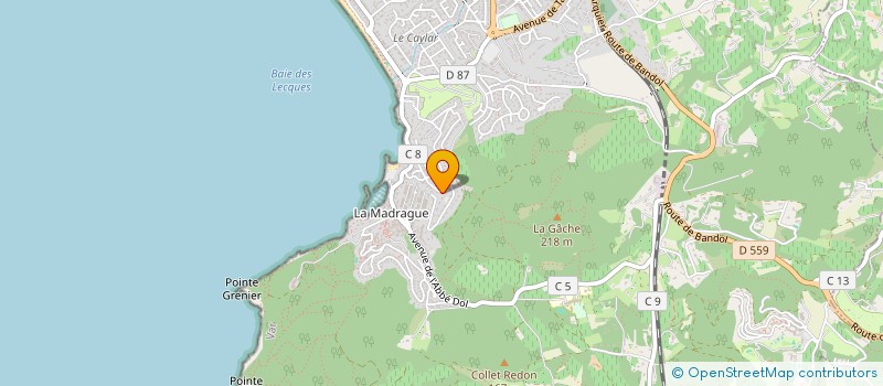 localisation de l'entreprise E2S à SAINT-CYR-SUR-MER