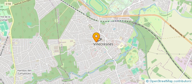 localisation de l'entreprise E2S à VILLECRESNES