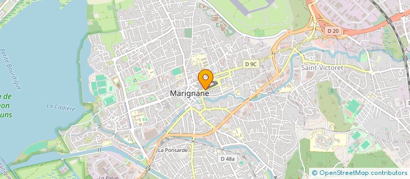 localisation de l'entreprise E2S  MARIGNANE