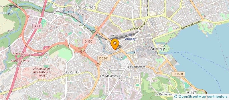 localisation de l'entreprise E2S à ANNECY