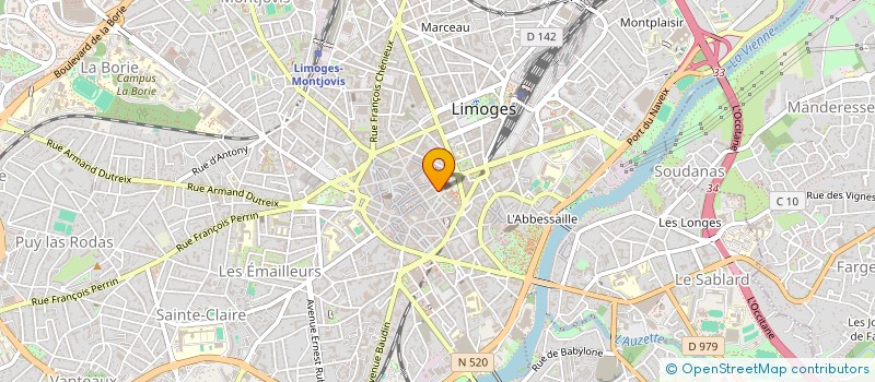 localisation de l'entreprise E2S CONSEIL & FORMATION à LIMOGES