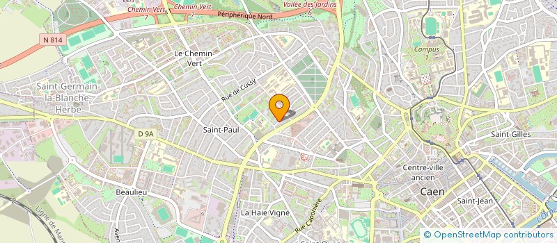 localisation de l'entreprise E2S-CONSEILS à CAEN