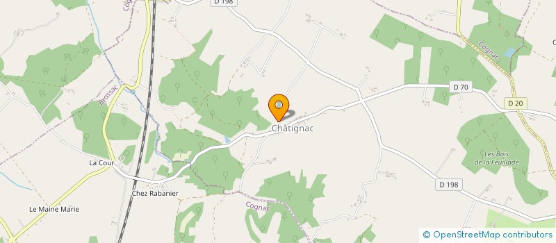 localisation de l'entreprise E2S FRANCE à CHATIGNAC
