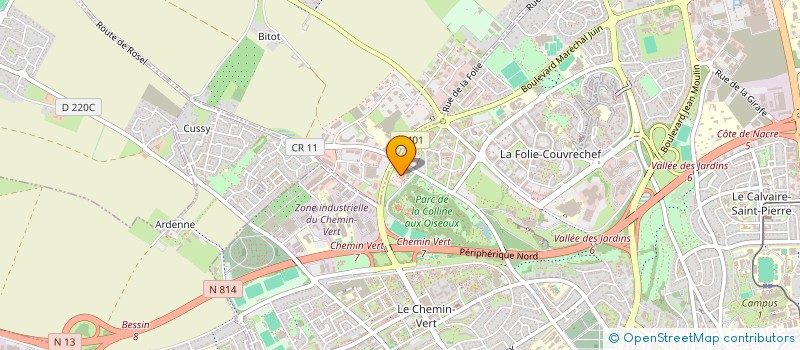 localisation de l'entreprise E2SE GROUPE à CAEN