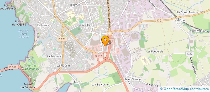 localisation de l'entreprise E2SM  SAINT-MALO