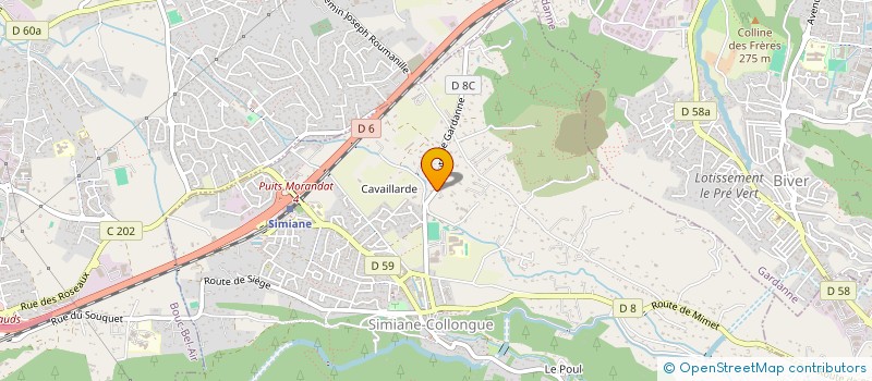 localisation de l'entreprise E2T à SEILLONS-SOURCE-D'ARGENS
