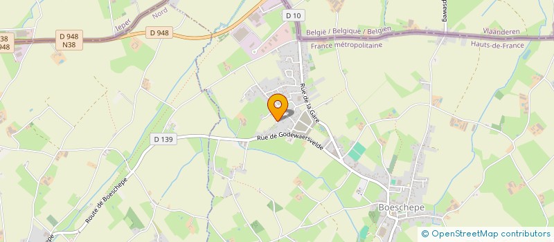 localisation de l'entreprise E2T  BOESCHEPE