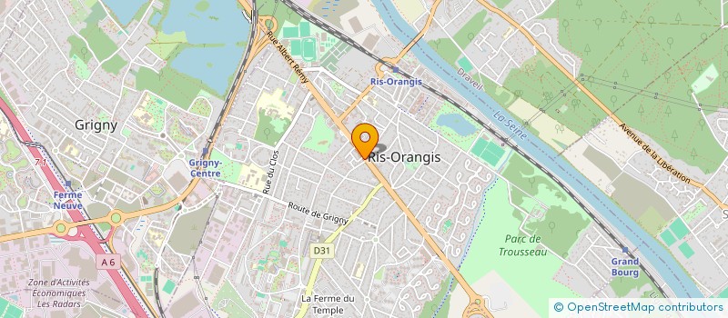 localisation de l'entreprise E2T CONSULT à RIS-ORANGIS