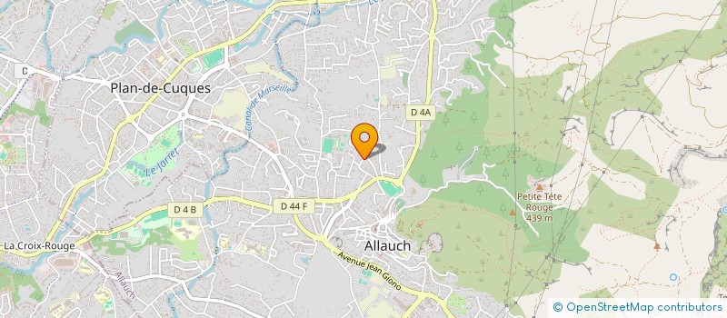 localisation de l'entreprise E2VR à ALLAUCH