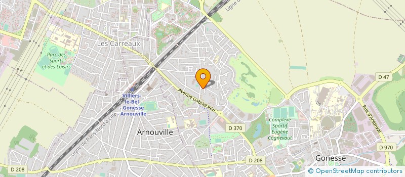 localisation de l'entreprise E3 PLUS à GONESSE