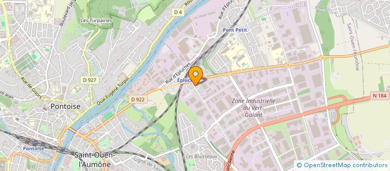 localisation de l'entreprise E360 à SAINT-OUEN-L'AUMONE
