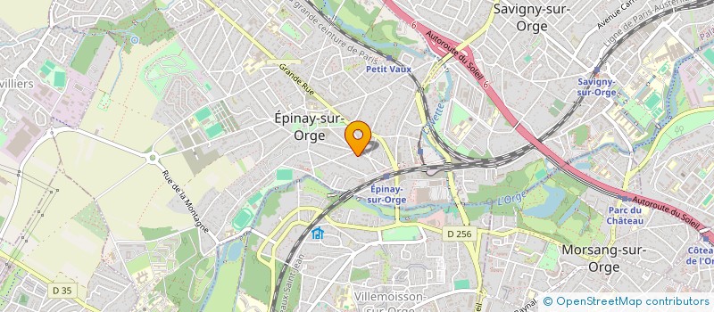 localisation de l'entreprise E3A CONSULTANT  EPINAY-SUR-ORGE