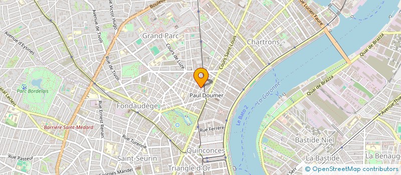 localisation de l'entreprise E3A GROUP  BORDEAUX