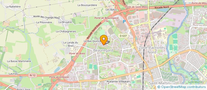 localisation de l'entreprise E3B GESTION  RENNES