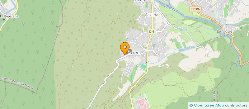 localisation de l'entreprise E3C à CAZILHAC