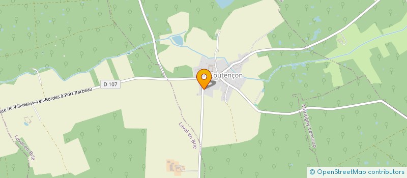 localisation de l'entreprise E3J  COUTENCON