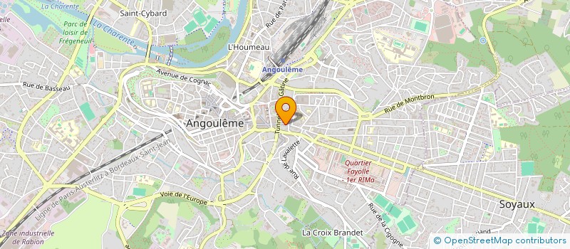 localisation de l'entreprise E3M à ANGOULEME