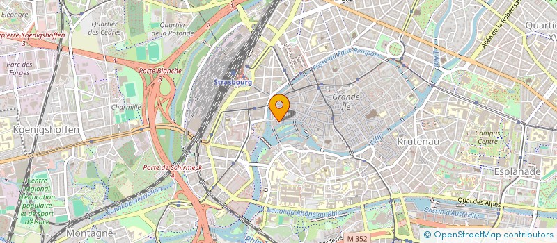 localisation de l'entreprise E3M  STRASBOURG