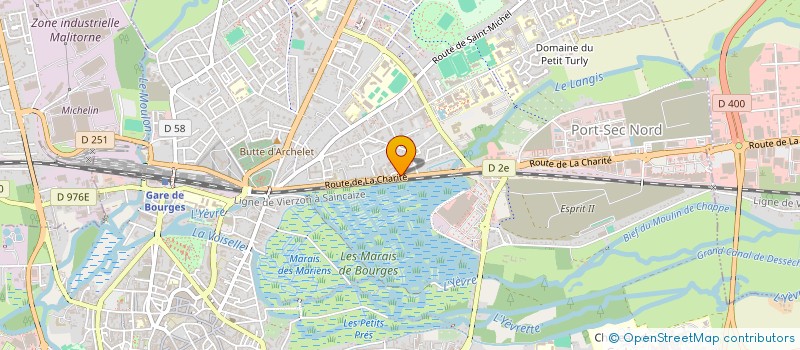 localisation de l'entreprise E3M SANTE  BOURGES