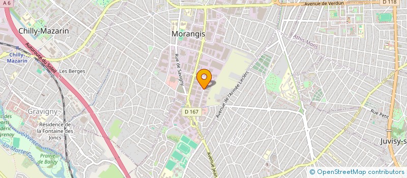 localisation de l'entreprise E3T IMMO à MORANGIS