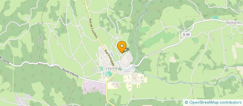 localisation de l'entreprise E3V  LEYME