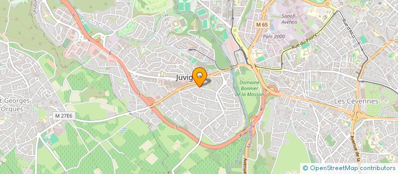 localisation de l'entreprise E4 à MONTFERRIER-SUR-LEZ