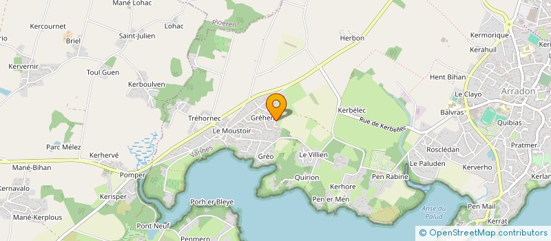 localisation de l'entreprise E4  ARRADON