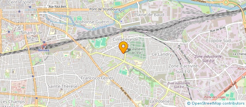 localisation de l'entreprise E411  RENNES